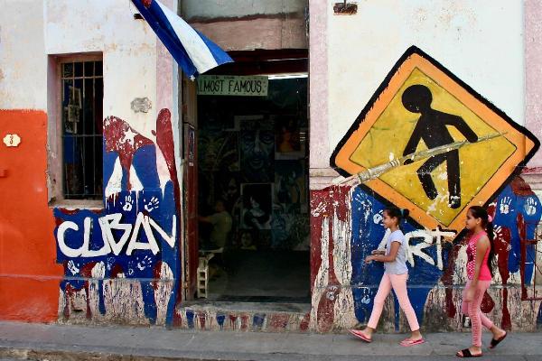 Schoolgirls, Havana, Cuba, 2018