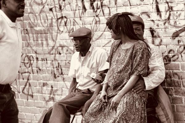 Streetcorner, Harlem, New York, 1990